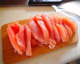 蒸し鶏とアスパラガスのクリームパスタ作り方2写真