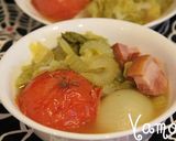 野菜丸ごとキャベツスープ作り方7写真