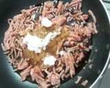 温泉卵と肉そぼろの皿うどん☆作り方1写真