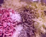 たっぷり春キャベツのふわふわハンバーグ♪作り方3写真