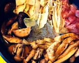 鍋料理　我が家の簡単うどんすき作り方4写真