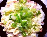 簡単★焼豚で豚マヨ丼作り方3写真