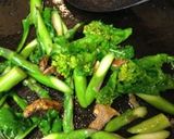 カリカリ食感！じゃこと菜の花パスタ作り方2写真