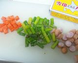 早業！お弁当にカラフルウインナー炒め作り方1写真