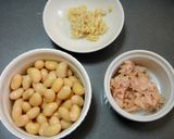 大豆と味噌の甘ツナ煮♥作り方1写真