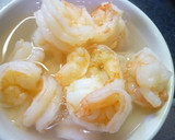 うち中華〜エビと青梗菜の塩炒め 卵のせ作り方3写真