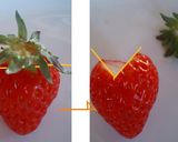 Lovelyハートのいちごちゃん作り方1写真