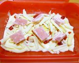 ＊ルクエdeHM塩麹ピザ蒸しパン＊作り方4写真