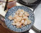 片手で、簡単らくらくエビチリ作り方8写真