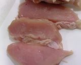 鶏胸肉のパン粉焼き作り方1写真
