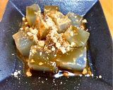 冷たいぷるもちな豆乳餅と寒天の和風スイーツ♪作り方4写真