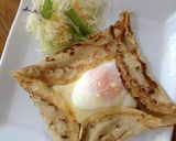 そば粉のガレット♡チーズとハム♡作り方6写真