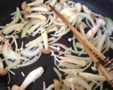 きのこと鮭の簡単クリームパスタ＊作り方3写真