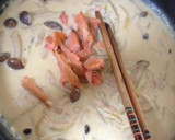 きのこと鮭の簡単クリームパスタ＊作り方7写真
