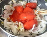 豚ヒレ肉と菜の花のトマトソース煮作り方7写真