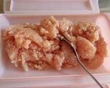 ルクエで鶏そぼろ♪作り方1写真