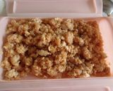 ルクエで鶏そぼろ♪作り方4写真