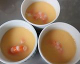 滑らか★エビと南瓜の茶碗蒸し★地獄蒸し作り方3写真