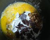 ★HMで炊飯器チョコケーキ★作り方1写真