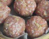 椎茸でじゅ～し～しっかり味の蒸し団子☆作り方6写真