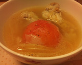 ほろほろ手羽元とまるごとトマトのスープ作り方3写真