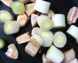 簡単！鶏むね肉＆長ネギ炒め☆塩味ネギマ風作り方3写真