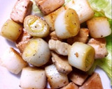 簡単！鶏むね肉＆長ネギ炒め☆塩味ネギマ風作り方5写真