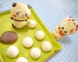 桜餅入りの花パン作り方3写真