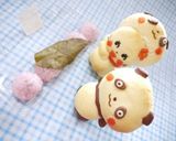 桜餅入りの花パン作り方4写真