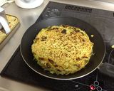関西風 豚玉モダン焼作り方6写真