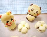 桜餅入りの花パン作り方10写真