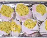 茹で鶏で♪マスタードマヨパン粉焼き作り方2写真