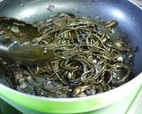 イカ墨パスタ＊市販ペーストで手軽ランチ作り方4写真