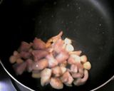 芽キャベツと塩麹チキンのパスタソース作り方3写真