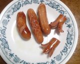 昔ながらの味のタコウインナーでナポリタン作り方4写真