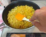 肉味噌消費レシピニラともやしのかた焼そば作り方9写真