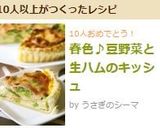 春色♪豆野菜と生ハムのキッシュ作り方12写真
