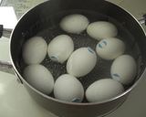 ラーメン屋さん風半熟味玉（すき焼きタレ）作り方1写真