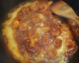 卵入りでふわふわ♪エビチリ丼作り方6写真