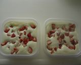 簡単チーズｉｎ ストロベリーアイス作り方6写真