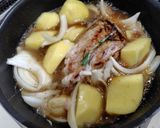 ひれ肉ブロックの塩こうじ煮豚作り方7写真