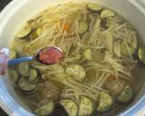 ☆具だくさんな半熟たまごのお味噌汁☆作り方4写真