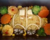 お花畑ドライブ☆チーズカレーカーおにぎり作り方5写真