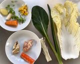 レンチン熱々トロトロ　好きな具中華スープ作り方1写真
