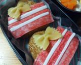 キャラ弁＊リボンお握りデコ＊作り方1写真
