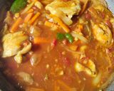 クスクスと鶏胸肉のスープカレー作り方10写真