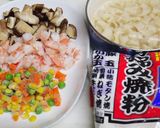 ビールに蛸焼き風味な野菜と海老の食感揚げ作り方1写真