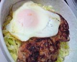 豚ひき肉で、ロコモコ丼♪作り方10写真