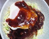 豚ひき肉で、ロコモコ丼♪作り方11写真