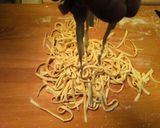 手打ち生パスタでクリーム系のパスタ完食作り方13写真